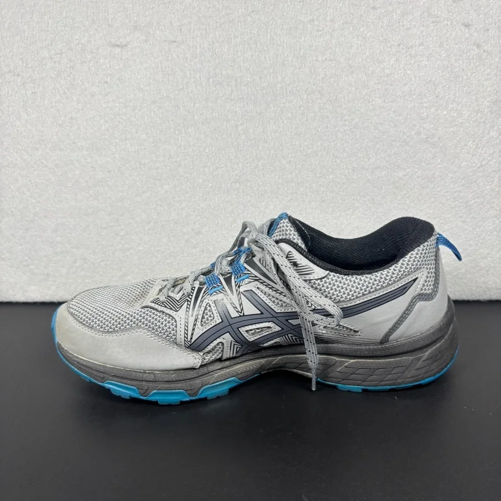 ASICS GEL Venture 8 Men Size 8 Trail Running Shoes Sheet Rock Electric Blue